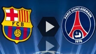 UEFA Champions League PES 2013 Predicts Result FC Barcelona vs PSG [upl. by Aluor]