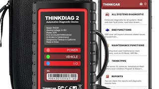 THINKDIAG 2 BEST SCANNER HD ALL 24V ALL CARS 12V ALL EV ALL BIKES [upl. by Ycnej932]