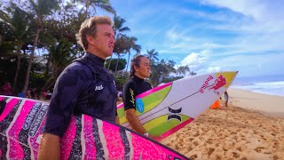 RAW POV PIPE GOES XXL AT THE DA HUI BACKDOOR SHOOTOUT WITH CARISSA MOORE [upl. by Rumpf]