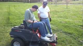 Bob Drives a ZeroTurn Mower for First Time [upl. by Reger]