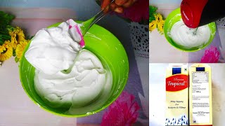 Tropical whipped cream  A to Z tips  ট্রপিকাল হুইপড ক্রীম ব্যবহার ও সংরক্ষণ পদ্ধতি সহ [upl. by Mak681]