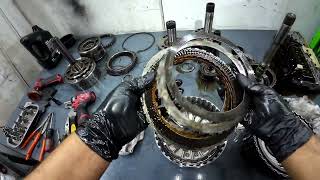 GM 6l80 Transmission Rebuild  PT2 Teardown [upl. by Suoiluj]