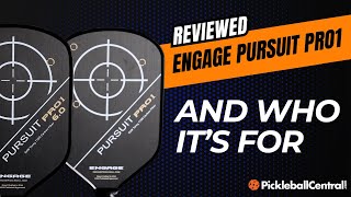 Reviewed All New Engage Pursuit Pro1 Pickleball Paddles [upl. by Geddes866]