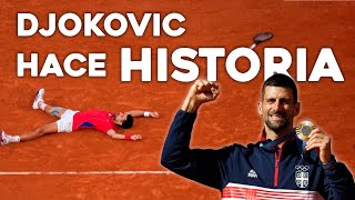 DJOKOVIC consigue la MEDALLA de ORO🥇 quotPARIS 2024quot [upl. by Sidwohl573]