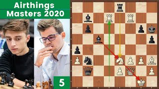 Scarica di Adrenalina  Dubov vs Carlsen  Airthings Masters 2020 [upl. by Jewel31]