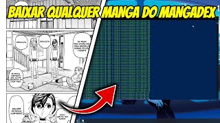 COMO BAIXAR MANGÁS NO MANGADEX USANDO GALLERYDL [upl. by Alih]