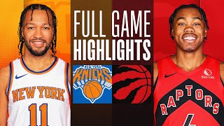 KNICKS at RAPTORS  FULL GAME HIGHLIGHTS  December 1 2023 [upl. by Gerlac82]