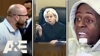 Top 5 Courtroom Confrontations  Court Cam  AampE [upl. by Annaet702]