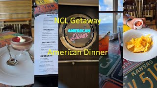 NCL Getaway American Dinner [upl. by Eillime584]