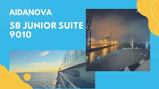 AIDAnova Juniorsuite mit getrenntem Schlafzimmer im Bug  9010 AIDAcosma [upl. by Nolyad161]