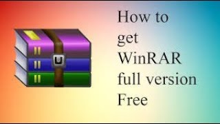 HOW TO GET WINRARWINZIP FULL VERSION FOR FREE [upl. by Anton]