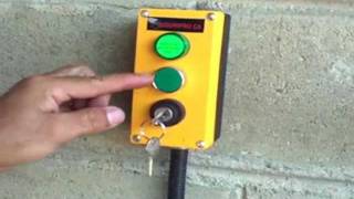 Abrir Porton Electrico Por Pulsador Industrial Seguriproca [upl. by Vanda501]