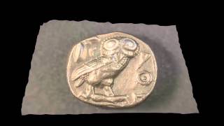 Athenian Owl Tetradrachm 3D Simulation [upl. by Krishna]