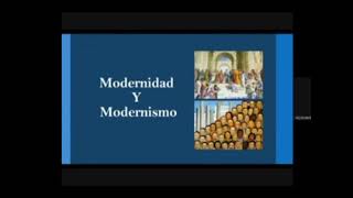 Modernidad y Modernismo [upl. by Adlanor957]