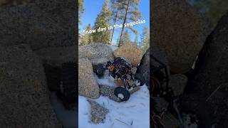 Sequoia snow day￼ offroad trx4m traxxas scx24 4x4rc furitek snow reels followme [upl. by Nirihs5]