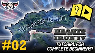 Hearts of Iron IV Tutorial For Complete Beginners  ep2 [upl. by Oetam]