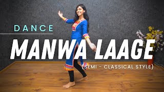 Manwa Laage  Easy Semi classical Choreography  Yellow Class  Manisha Mam [upl. by Llertnac]