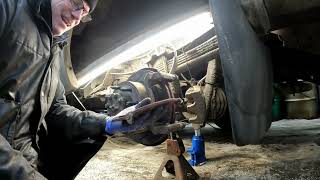 2009 Ford F350 Rear Brake Pad Replacement [upl. by Luba]