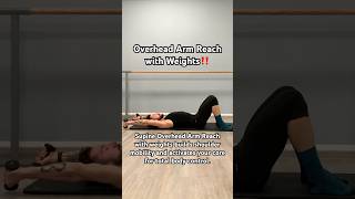 Overhead Arm Reach with Weights corecontrol shouldermobility [upl. by Annaert]