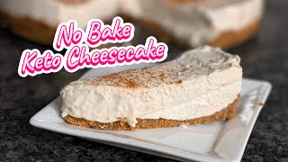 The Best Keto Cheesecake Recipe  NoBake SugarFree amp Low Carb [upl. by Yorker716]