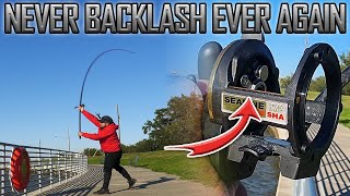 Never Backlash your Fishing Reel With This ONE SIMPLE HACK Surf Fishing Tips [upl. by Tanberg]