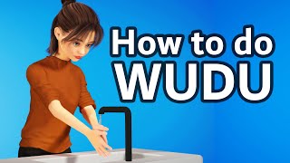 How to do wudu women ablution  Step by Step [upl. by Wiedmann]