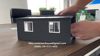 20ft expandable house demoTo show how fold the house [upl. by Nerine955]