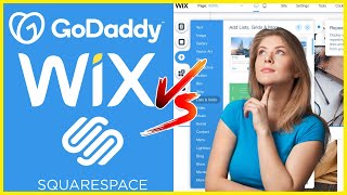 GoDaddy Vs WIX Vs Squarespace for Website Building  Which is Better [upl. by Navek]