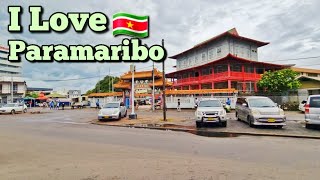 Walking Through The Streets of Paramaribo  Suriname 🇸🇷 [upl. by Jakie]