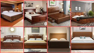 decent and simple wooden bed designs  Top designs of wooden bed [upl. by Pet]