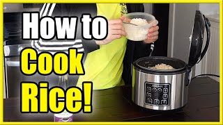 How to Cook Rice with Aroma Rice Cooker Easy Tutorial [upl. by Witcher]