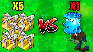 PVZ 1 Hybrid Challenge  5 Random Hybrid Golden Boxes vs Icy Tallnut Zombie  Who Will Win [upl. by Butta141]