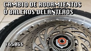 CAMBIO DE RODAMIENTOS O BALEROS DE MOTO [upl. by Eileek881]