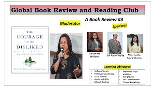 Courage to be Disliked A book review by DrSandhyas team  Global Book Review and Reading Club [upl. by Sucramd]