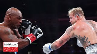 Jake PaulMike Tyson Boxing Match Draws 108M Viewers Worldwide  THR News [upl. by Yecnay330]