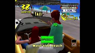 TAS Crazy Taxi Arcade Map Rank 1 License Crazy 403 [upl. by Eletnahc119]