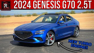 The 2024 Genesis G70 25T Is A Legitimate Compact Luxury Sports Sedan From Korea [upl. by Delly]