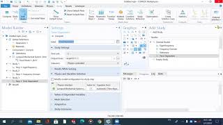 Free undamped free damped forced of lumped mechanical systemvibration modeling using COMSOL [upl. by Aerdnahs]