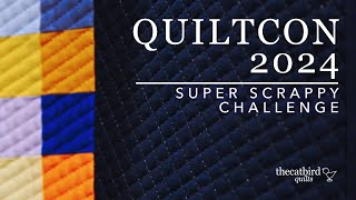 QuiltCon 2024 Super Scrappy Quilt Challenge [upl. by Ecinahc]