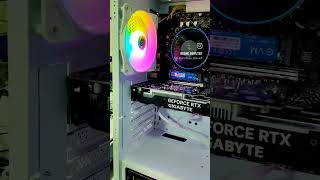 Assembled PC rgb gamer ledlights pcgaming [upl. by Semadar]