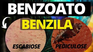 BENZOATO DE BENZILA ESCABICIDA E PEDICULICIDA Mecanismo indicação contraindicação e cuidados [upl. by Ennire325]