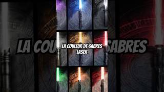 🔴La signification de la couleur des sabres laser🔵 short shorts shortsclip starwars [upl. by Airemaj416]