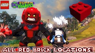 LEGO DC Super Villains  All Red Brick Locations [upl. by Ecurb115]