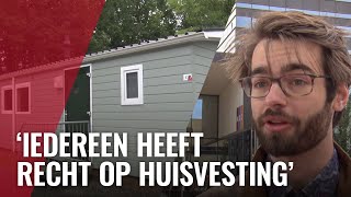 Studenten wonen gedwongen op camping door woningtekort [upl. by Lielos]