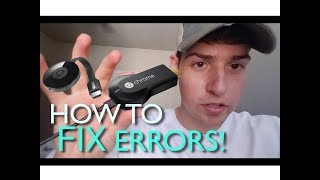 How to FIX all Google Chromecast ERRORs Factory Reset Cant find unable to connect to wifi etc [upl. by Paddie]