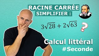 Simplifier une RACINE CARRÉE  Seconde [upl. by Ahsennek960]