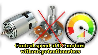 CONTROL SPEED WITHOUT POTENTIOMETER Arduino [upl. by Igig]