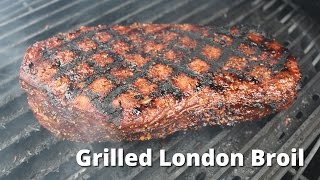 London Broil on Grill  London Broil Recipe on Big Green Egg [upl. by Florentia590]