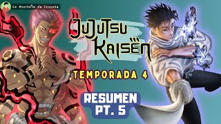 SUKUNA vs YUTA OKKOTSU y YUJI ITADORI  Jujutsu Kaisen TEMPORADA 4  Manga Narrado Pt 5 [upl. by Oirom856]