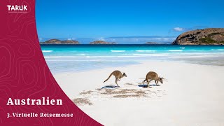 Australien Reisen Nationalparks amp Tipps  3 TARUK Virtuelle Reisemesse [upl. by Ocnarf]